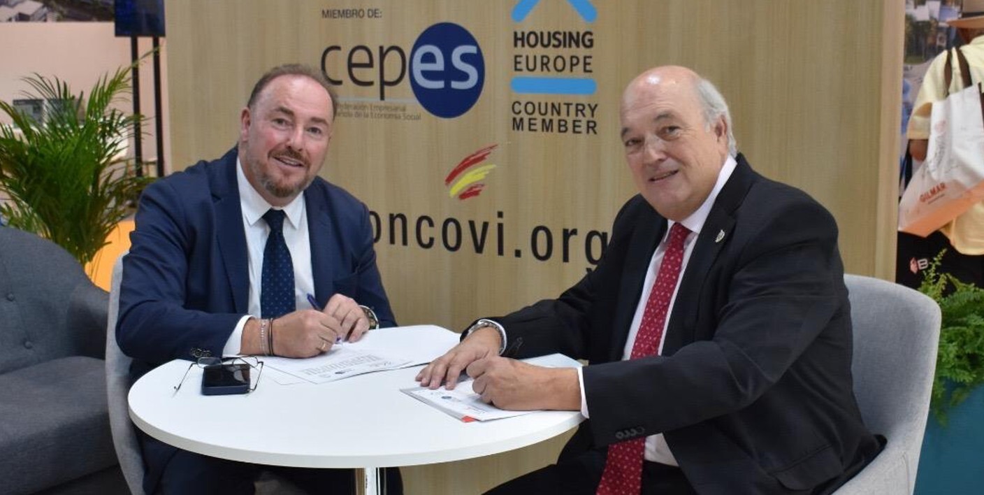 CONCOVI suscribe un convenio de colaboración con ARQUITECNICA Gestión para el análisis de suelo y la viabilidad de promociones cooperativas